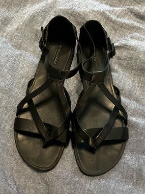 VAGABOND Black Strappy Women's Sandals - Comfort Casual